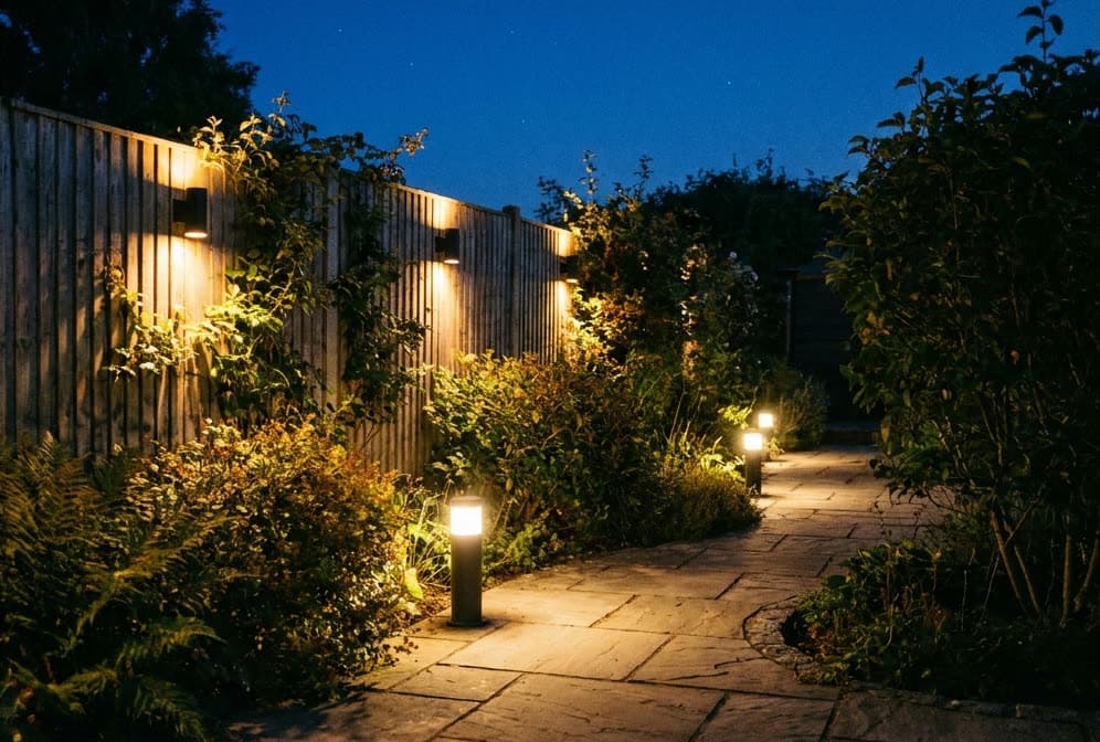 Outdoor lighting installation